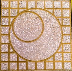 Gạch lát Terrazzo 400×400 (mm) – DP-40-1001-vàng