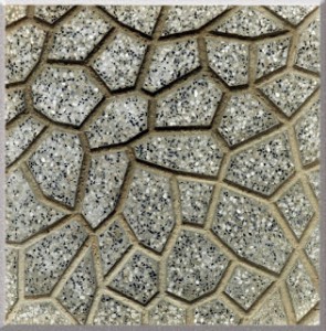 Gạch lát Terrazzo 400×400 (mm) – DP-40-136-xám